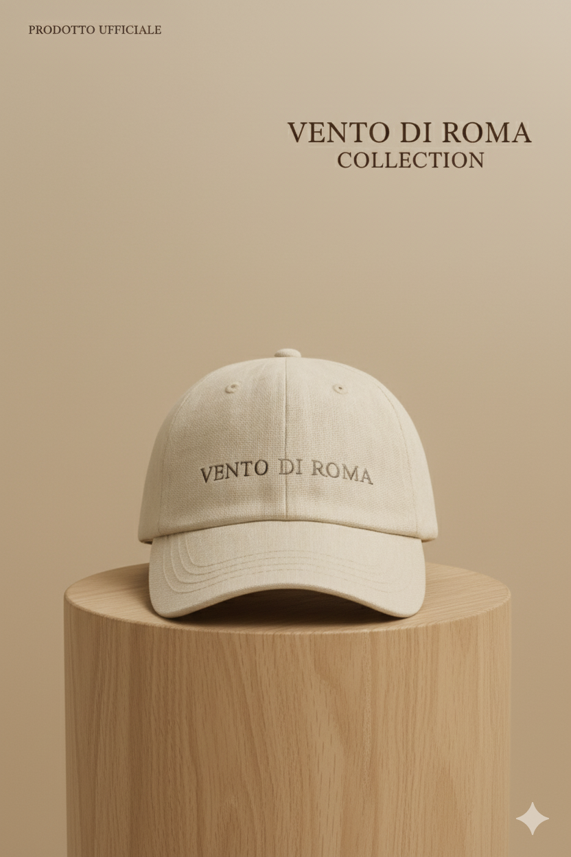 Gorra "Vento di Roma" - Beige Clásico